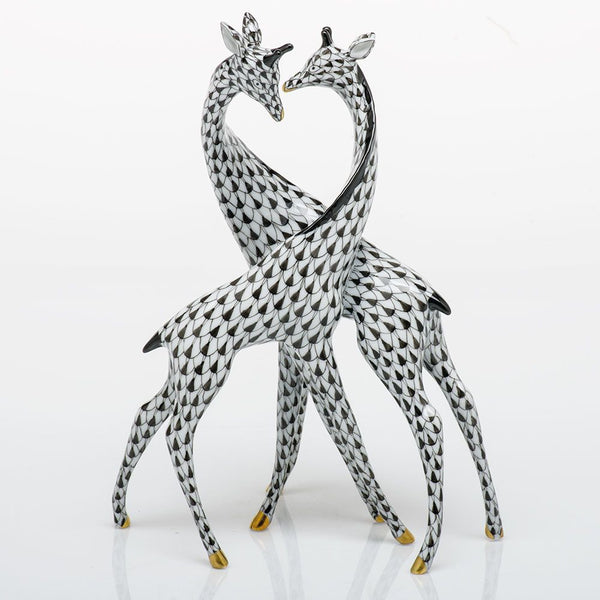 Herend Pair of Giraffes Figurine