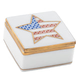 Herend Patriotic Box Figurine