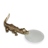 L'Objet Gold Crocodile Magnifying Glass