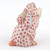 Herend SNOWFLAKE BUNNY Figurine
