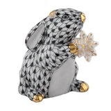 Herend SNOWFLAKE BUNNY Figurine