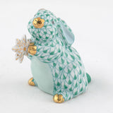 Herend SNOWFLAKE BUNNY Figurine