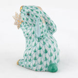 Herend SNOWFLAKE BUNNY Figurine