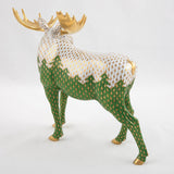 Herend Moose Among Pines figurine