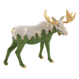 Herend Moose Among Pines figurine