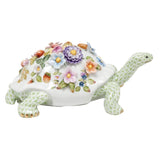 Herend Blossoming Tortoise Figurine