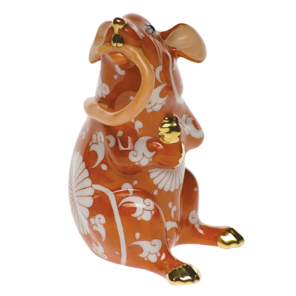 Herend Mouse Eating Tail