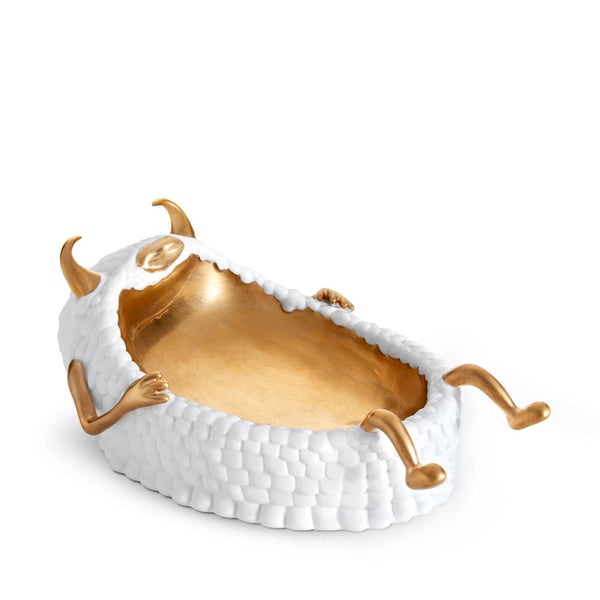 L'Objet Haas Lazy Susan Catchall - White
