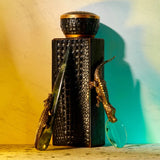 L'Objet Crocodile Porcelain and Gold Rectangular Box