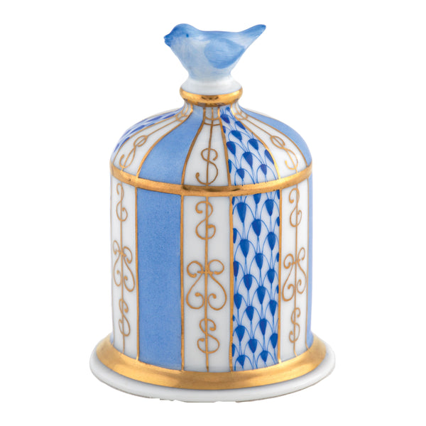 Herend Bird Cage Figurine
