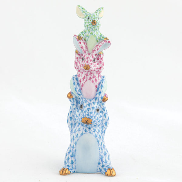 Herend Bunny Trio