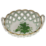 Herend Openwork Basket W/handles (Small)