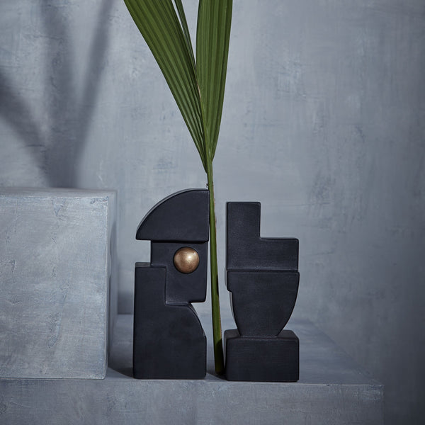 L'Objet Cubisme Bookend Two (1-piece)