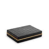 L'Objet Crocodile Box with Playing Cards - Two Decks