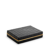 L'Objet Crocodile Box with Playing Cards - Two Decks