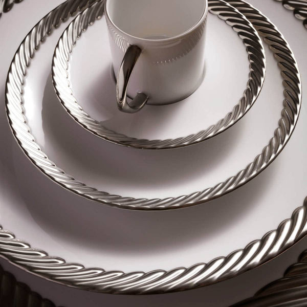 L'Objet Corde Espresso Cup + Saucer (Set of 6)