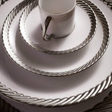 L'Objet Corde Espresso Cup + Saucer (Set of 6)