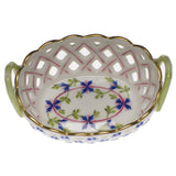 Herend Openwork Basket W/handles (Small)