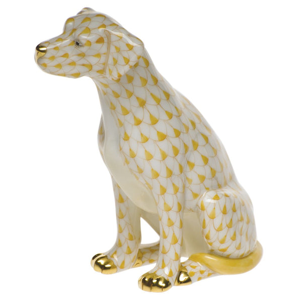 Herend Seated Dog Collection-Fishnet