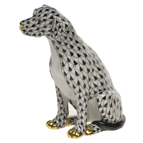 Herend Seated Dog Collection-Fishnet
