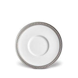 L'Objet, Platinum Soie Tressée Tea Cup + Saucer (Set of 2)