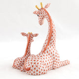 Herend Mother And Baby Giraffe Figurine