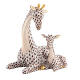 Herend Mother And Baby Giraffe Figurine