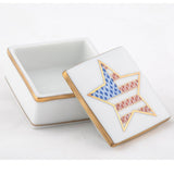 Herend Patriotic Box Figurine
