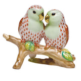 Herend Love Birds On Branch Figurine