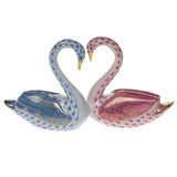 Herend Kissing Swans Figurine