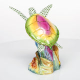 Herend Sea Turtle Figurine With Coral