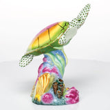 Herend Sea Turtle Figurine With Coral