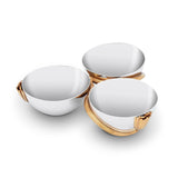 L'Objet Deco Leaves Condiment Server - 3 Sections