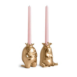L'Objet Haas King + Queen Candlesticks (Set of 2)