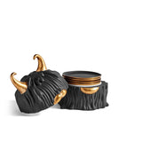 L'Objet Haas Lynda Box + Plates (Set of 4)