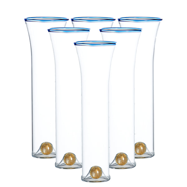 Golden Globe Champagne Set, Set of 6