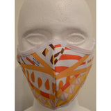 Designer Face Mask in Coral by Haleh Design