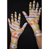 Designer Gloves in Coral by Haleh Design