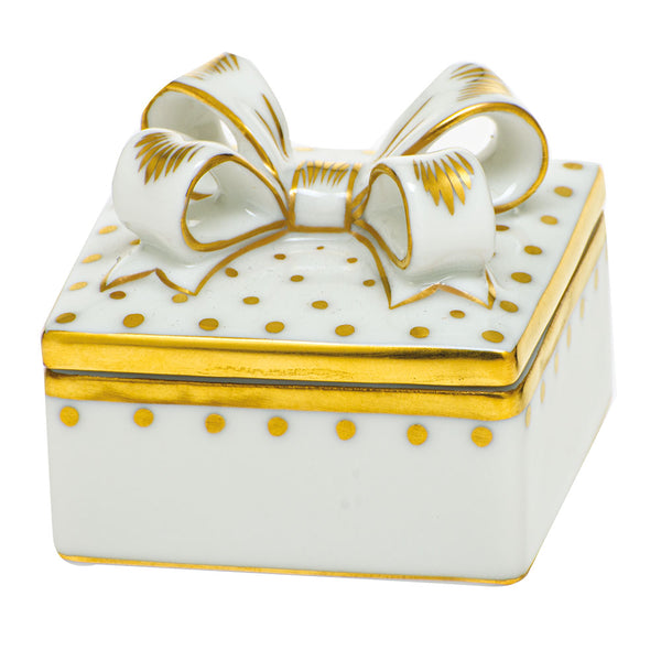Herend Box W/Bow