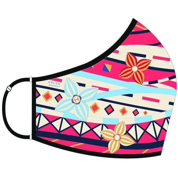 Designer Face Mask in Floral by Haleh Design