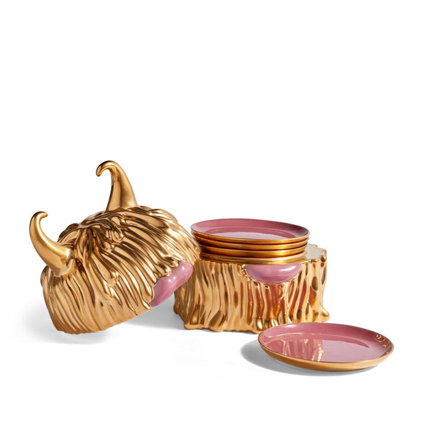 L'Objet Haas Lynda Box + Plates (Set of 4) Artist Proof