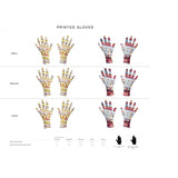 Designer Gloves in Floral by Haleh Design