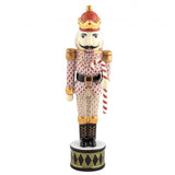 Herend Nutcracker With Candy Cane Figurine