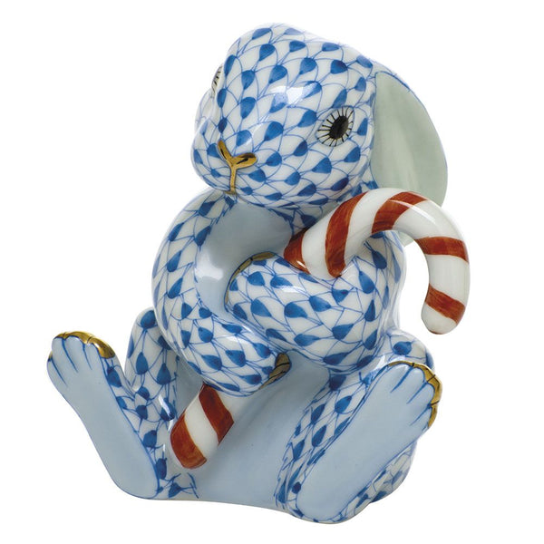 Herend Candy Cane Bunny