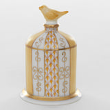 Herend Bird Cage Figurine