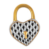 Herend Heart Lock Figurine