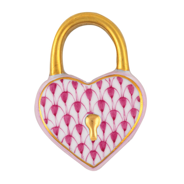 Herend Heart Lock Figurine