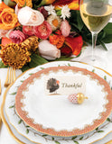 Herend Acorn Place Card Holder Figurine