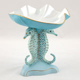 Herend Seahorse Shell Compote