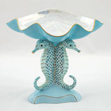 Herend Seahorse Shell Compote